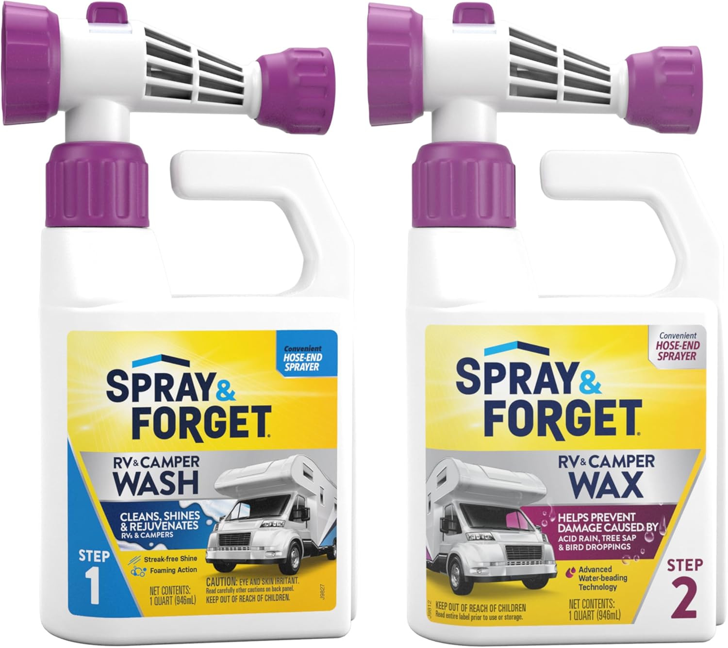 NO RUBBING or BUFFING REQUIRED: Evenly Apply RV & Camper Wax over Entire RV …