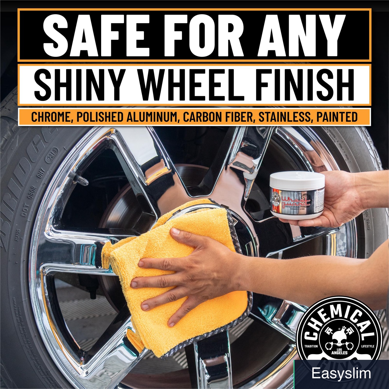 Wheel Wax Synthetic Rim Brake Dust and Corrosion Protection 8 Fl Oz