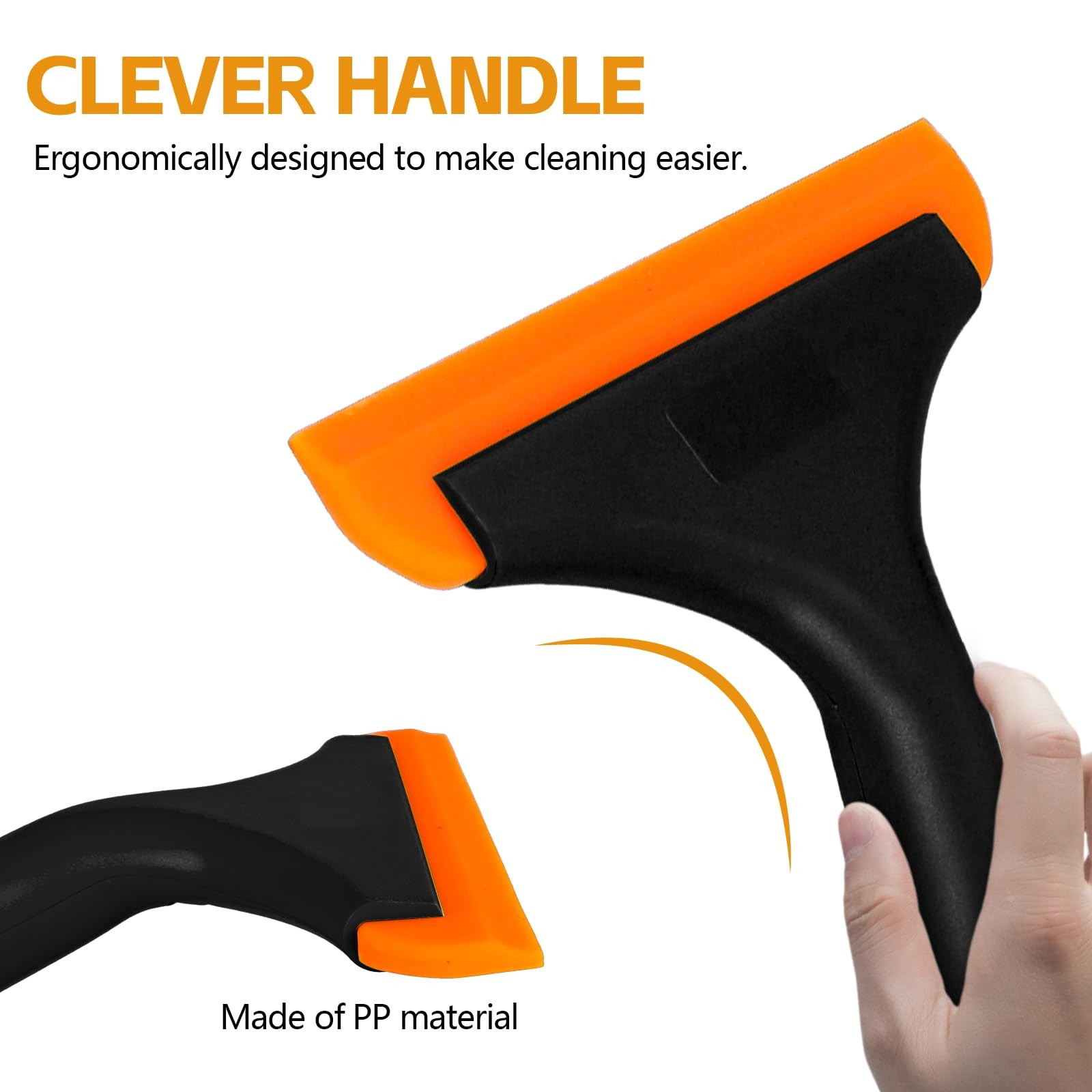 Wuyaoyao 2PCS Silicone Squeegee, Small Squeegee for Car, Automotive Mini Window