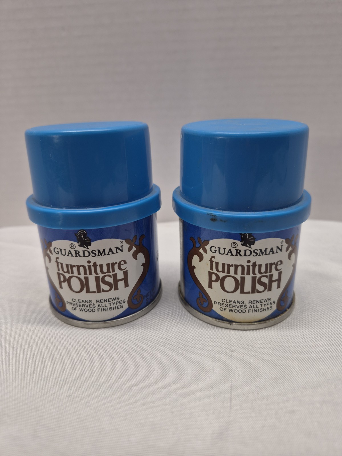 Vintage Guardsman Furniture Polish Lot Of 2 Cans 2oz. NEW