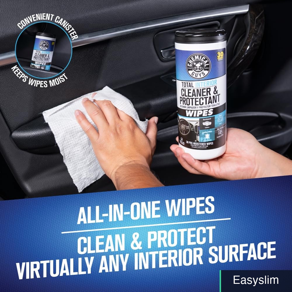 Interior Cleaner Wipes 30 Count Multi Surface Car Auto Protection
