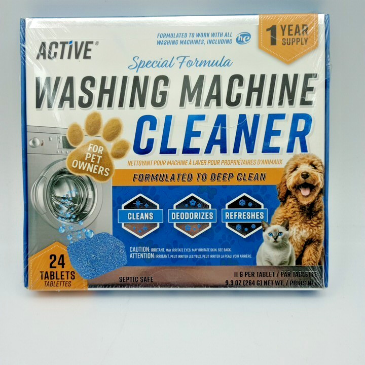 Active Enzymatic Washing Machine Cleaner for Pet Owners Deep Clean & Descale