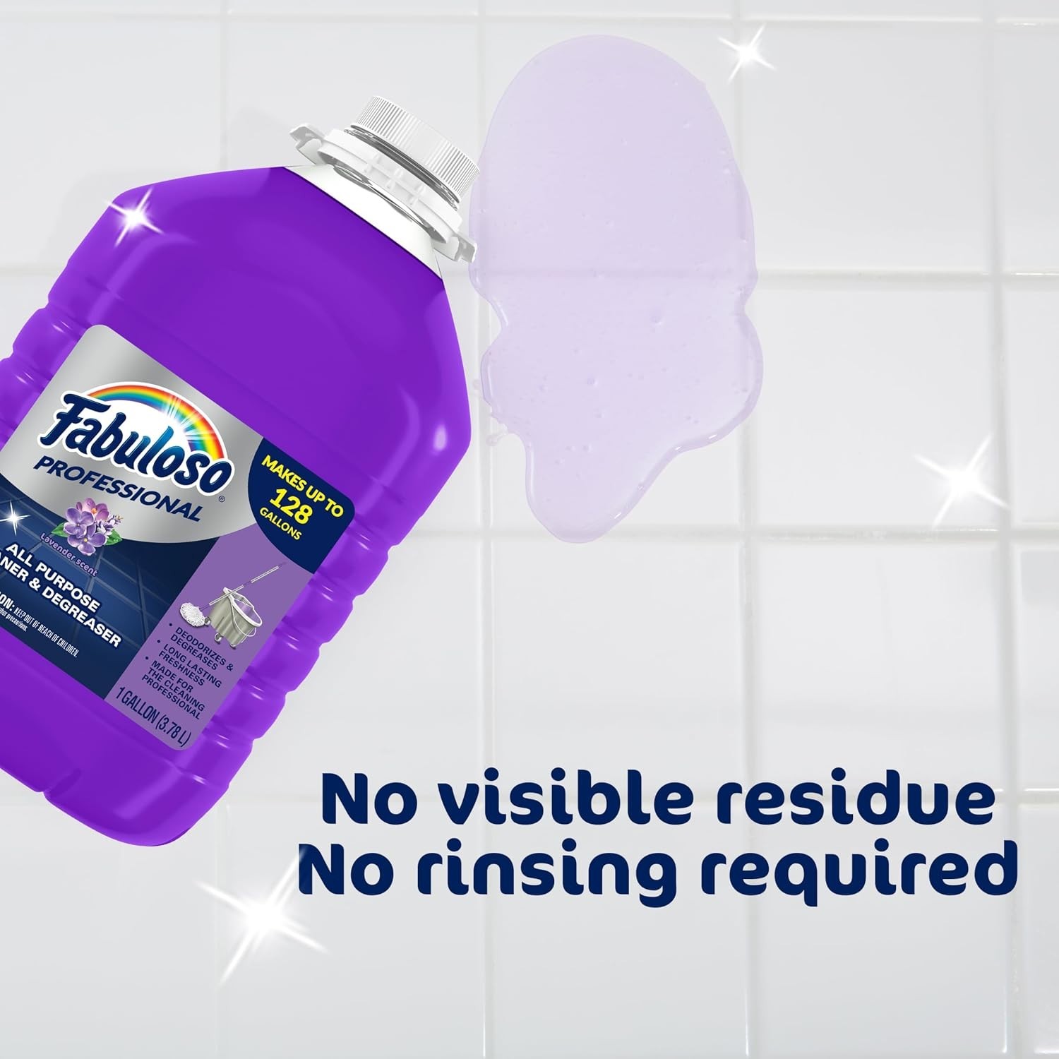 128 Oz Lavender All-Purpose Cleaner – Concentrated & Residue-Free for Easy Use