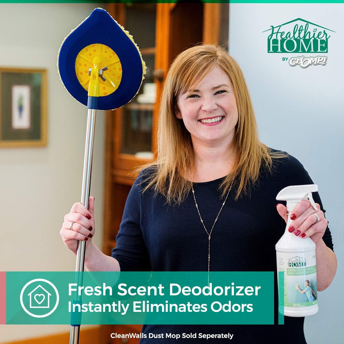 Painted Wall Cleaner Spray: Healthier Home 5-Minute Cleanwalls 4-In-1 Multipurpo