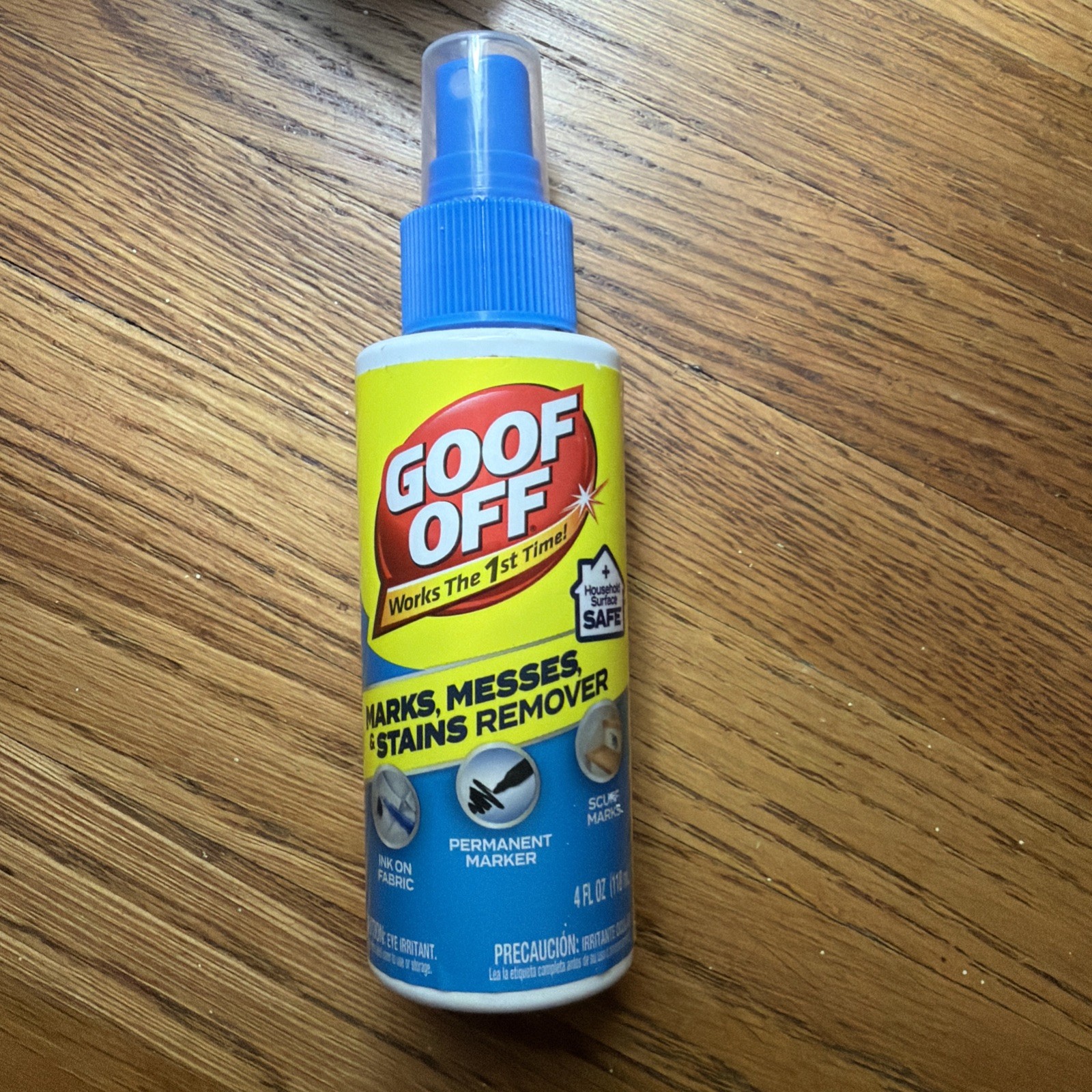 Goof Off FG705 Heavy Duty Water Based Adhesive Remover Pump Spray 4 oz.