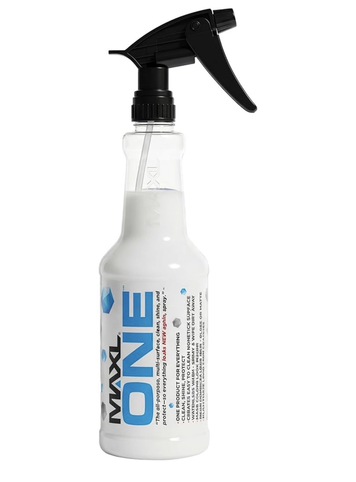 MAXL ONE 20oz Quick Spray w Triphene All Purpose Waterless Auto Car Detailer