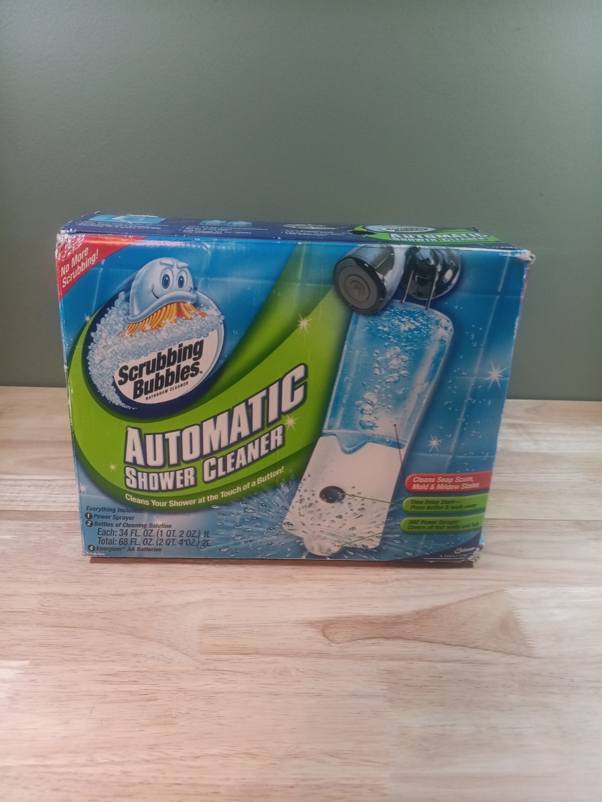 Scrubbing Bubbles Automatic Shower Cleaner Bathroom New Sealed