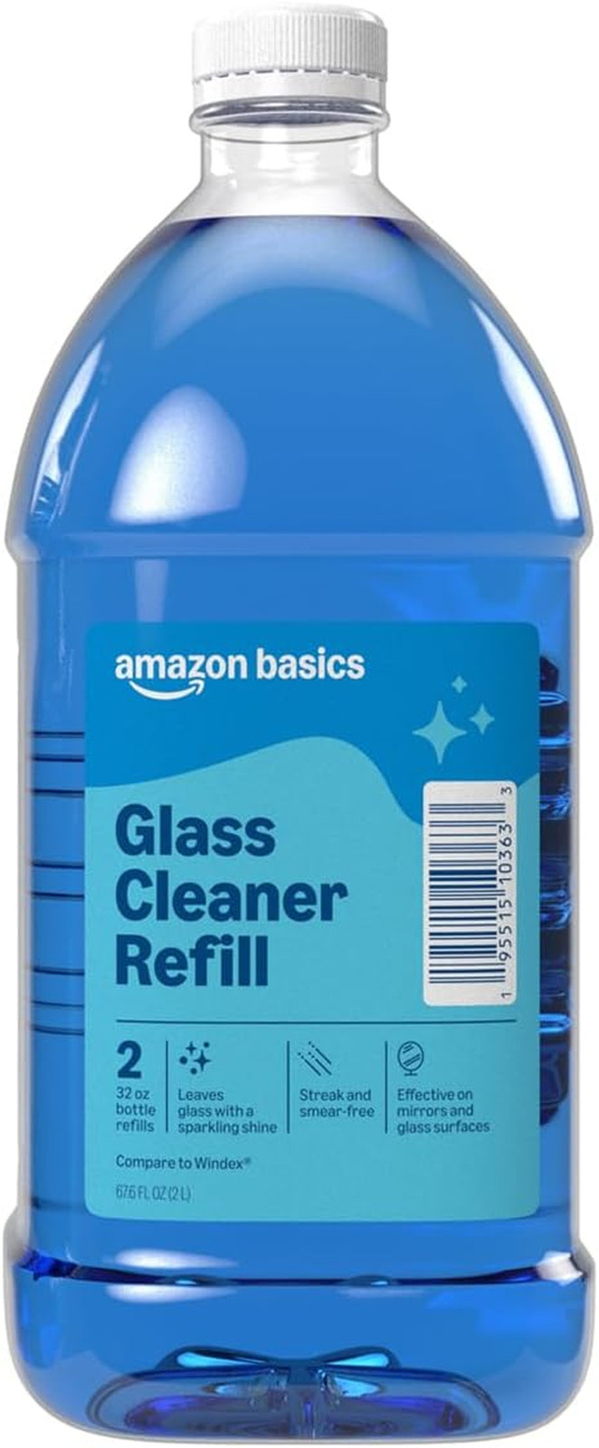 Glass Cleaner Refill 67.6 Fl Oz, Pack of 1