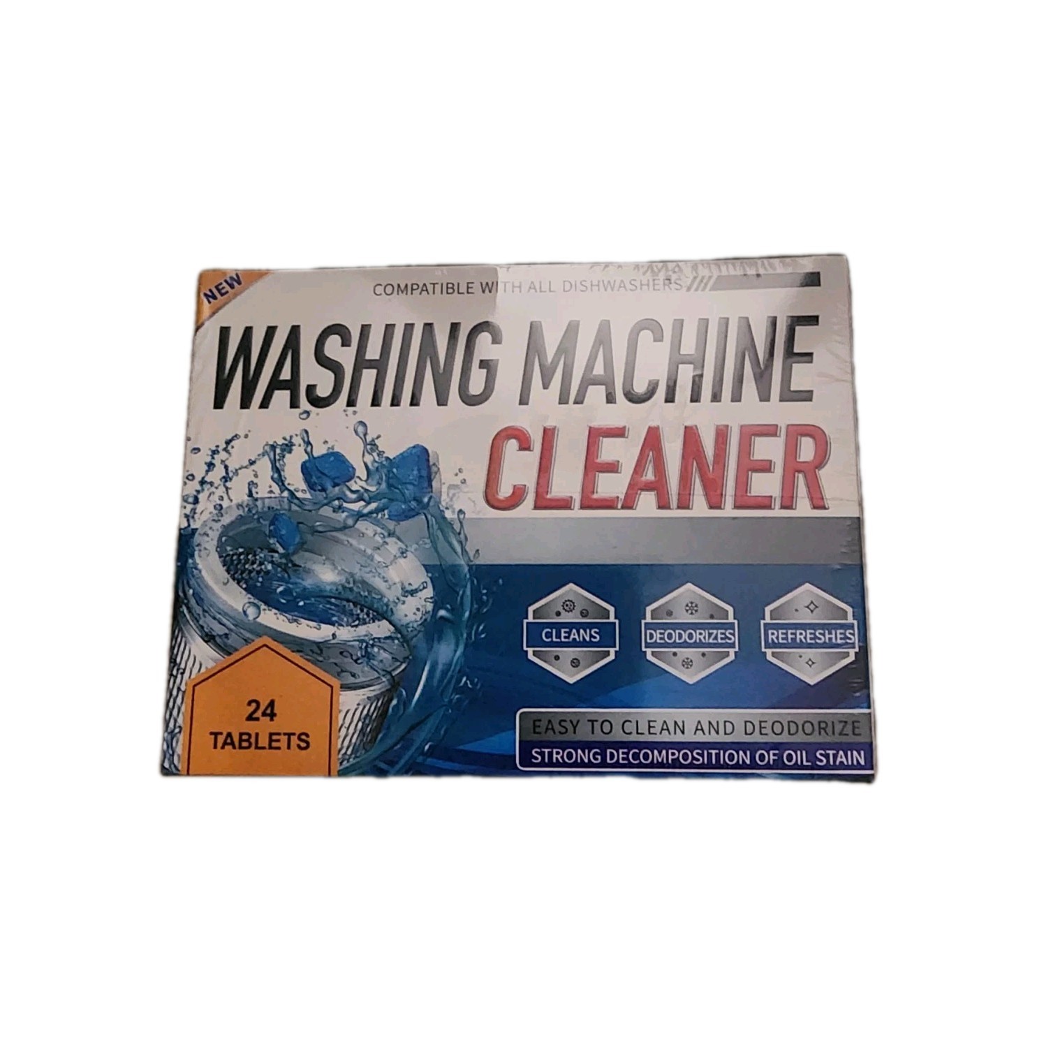 Washing Machine And Dishwasher Cleaning Tablets Bundle 24 Tablets