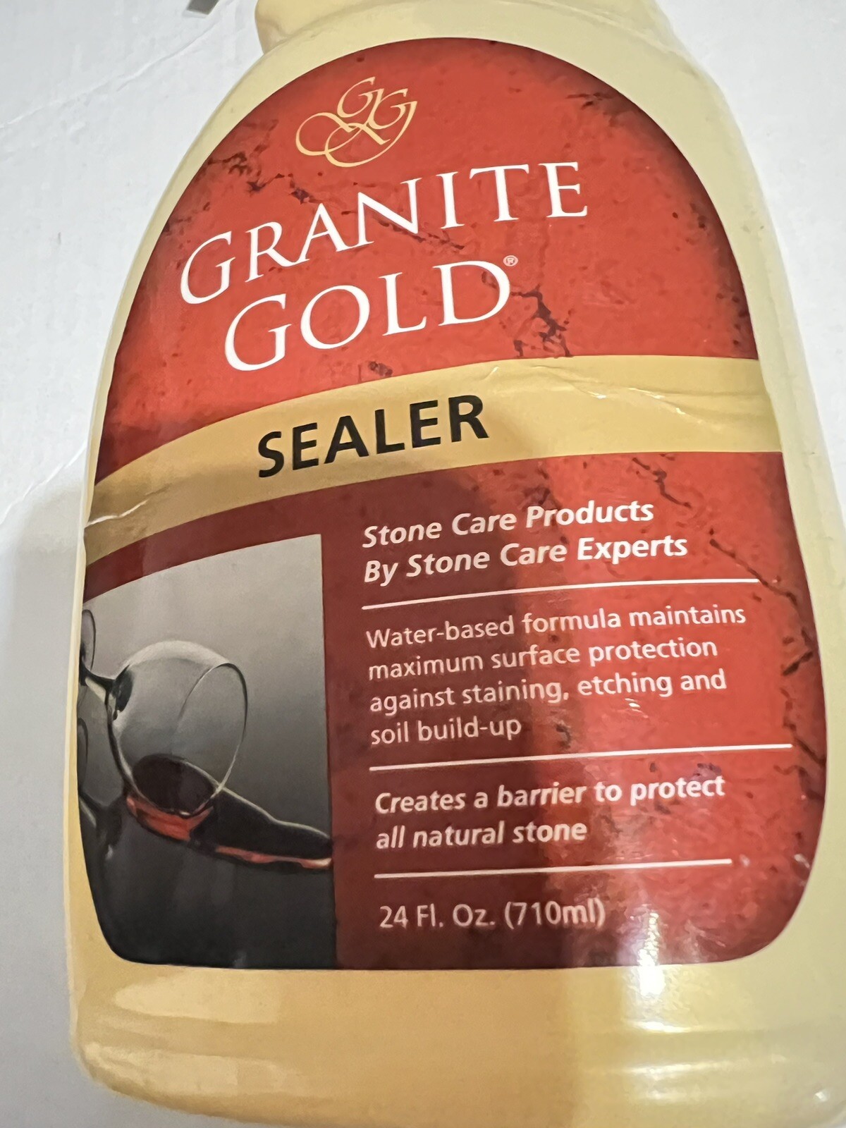 Granite Gold SEALER Protectant Barrier Spray Non Toxic Safe Stone Care 24 Oz