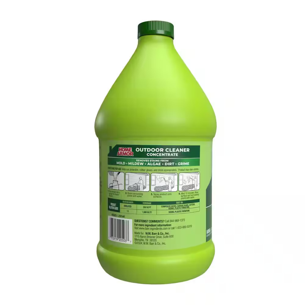 1 Gal Liquid Outdoor Multiple Surface Cleaner Concentrate Removes Algae Dirt Gri