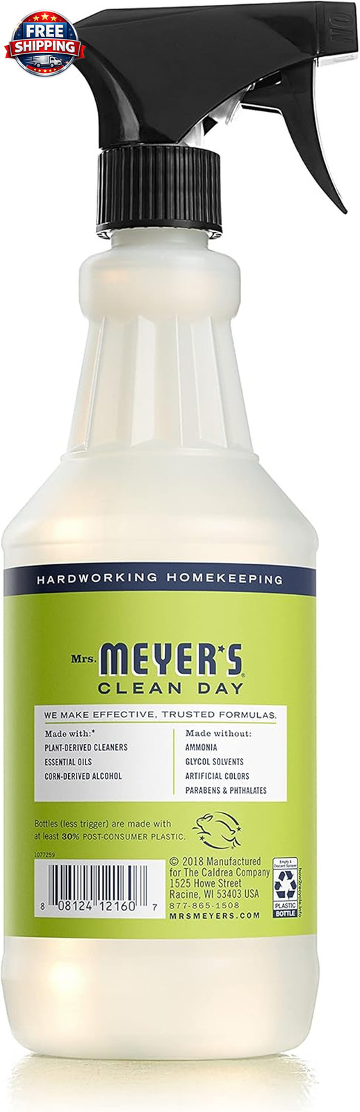 Mrs. Meyer’S Mirror & Window Cleaner, Great for Indoor & Outdoor Glass Surfaces