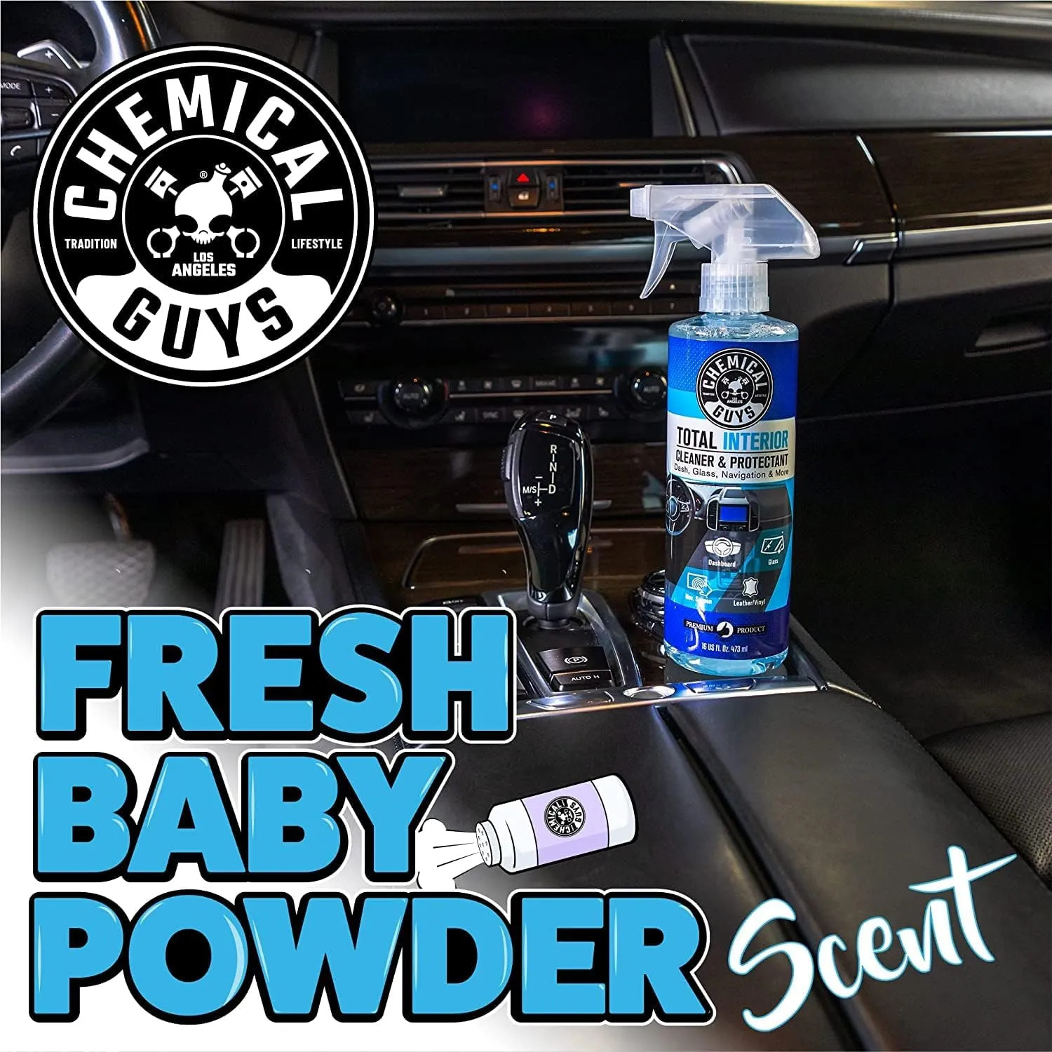 Chemical Guys Total Interior Cleaner & Protectant Interior Cleaner – 16 oz