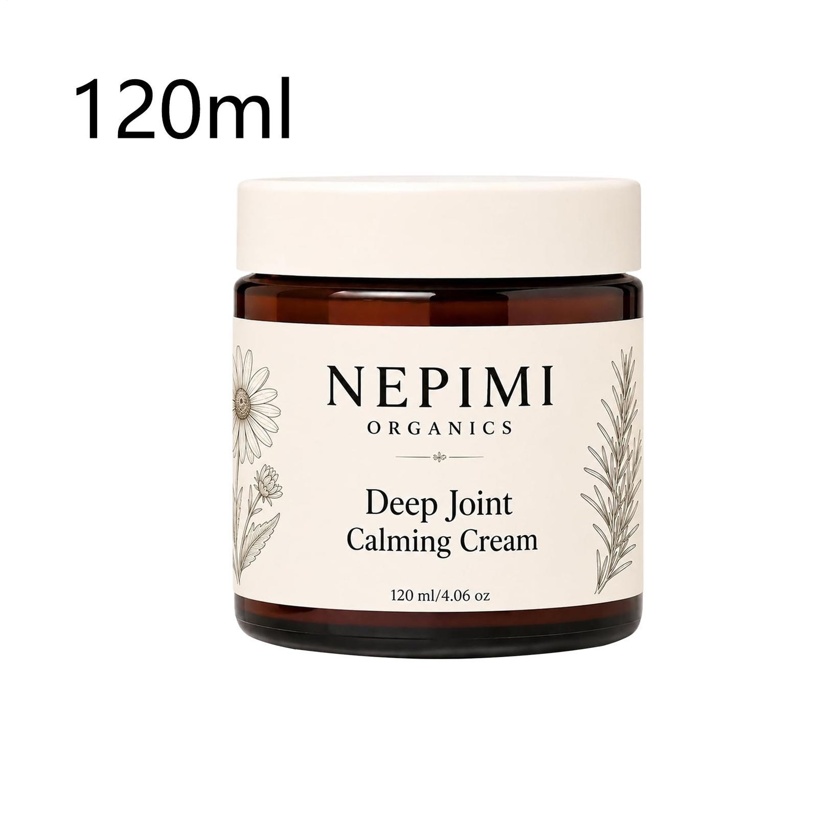 Nepimi Deep Joint Calming Cream, Moisturizing Massage Topical Body Cream 120ml