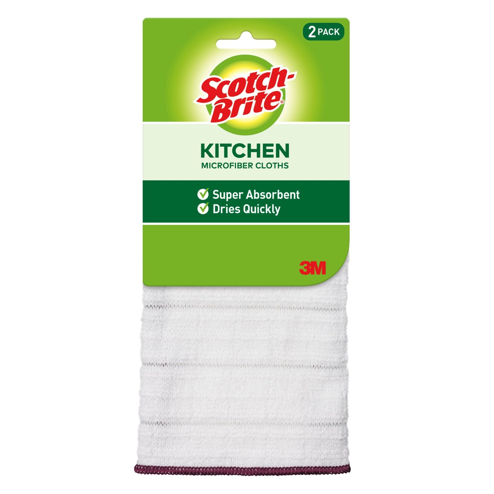 Scotch-Brite Microfiber Kitchen Cloths: Cloths / 2-pack (White)