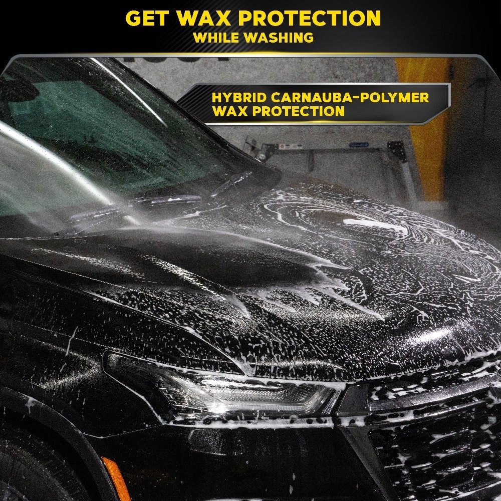(2 pack)Ultimate Car Wash and Wax, Hybrid Glossy Shine and Protection, 48 fl oz.