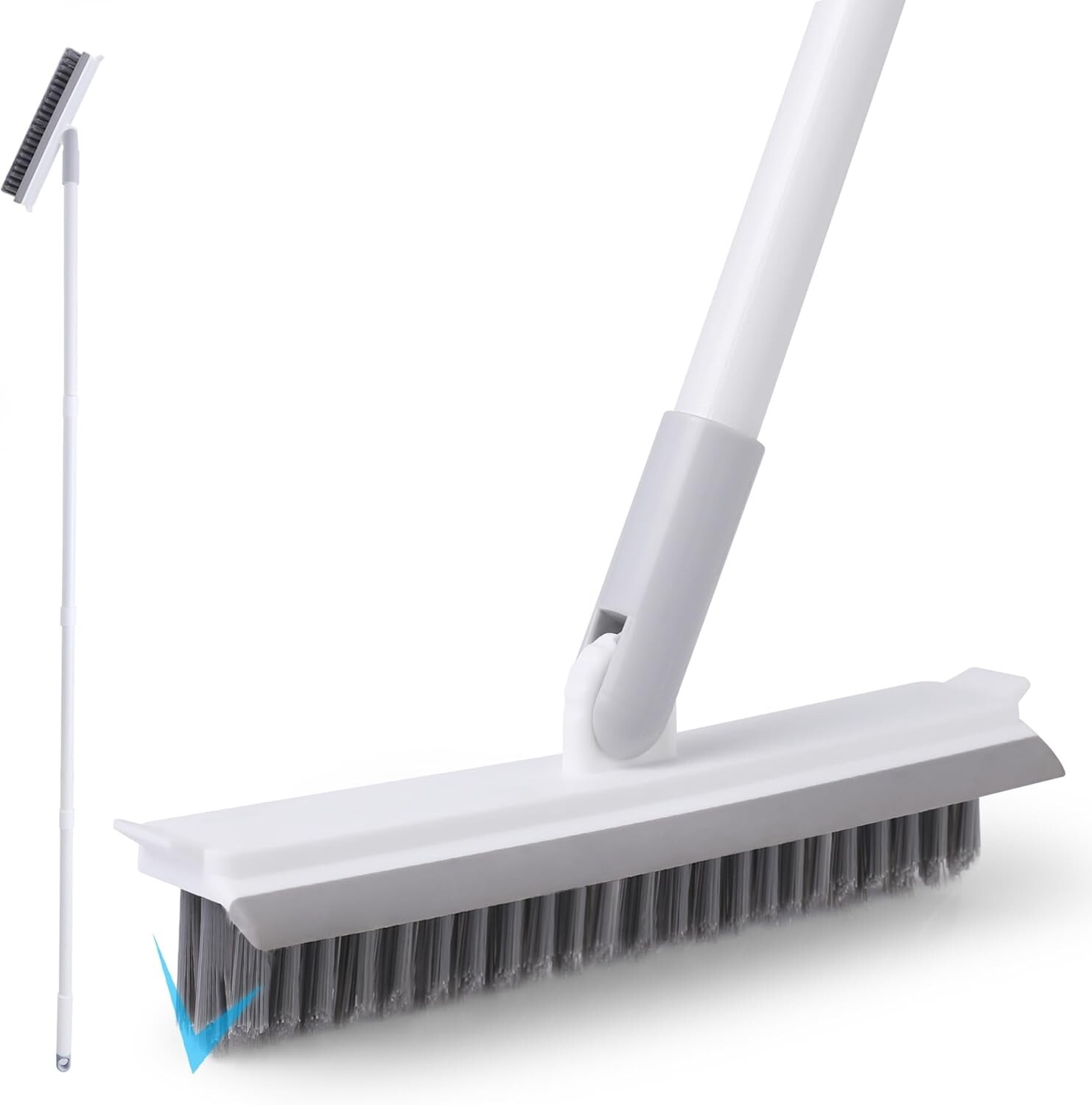 Grout Brush with Short/Long Handle Grout Cleaner for Tile Floors Shower Tile