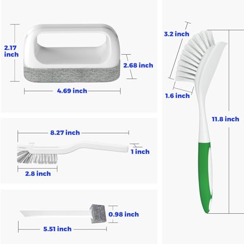 7 Pack Kitchen Cleaning Brush Set, Dish Brush for Cleaning, Kitchen Scrub