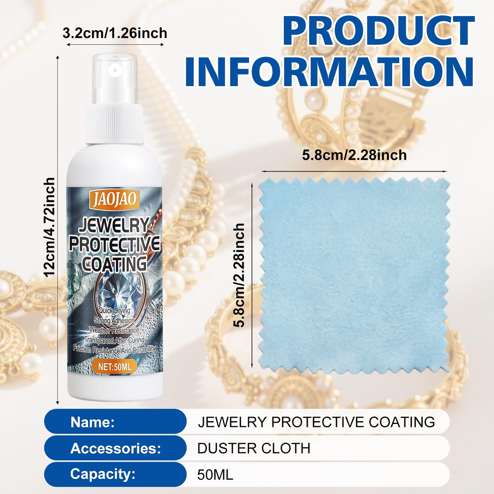 Jewelry Protective Coating, Jewelry Sealant Protective Coating for Metal Fast…