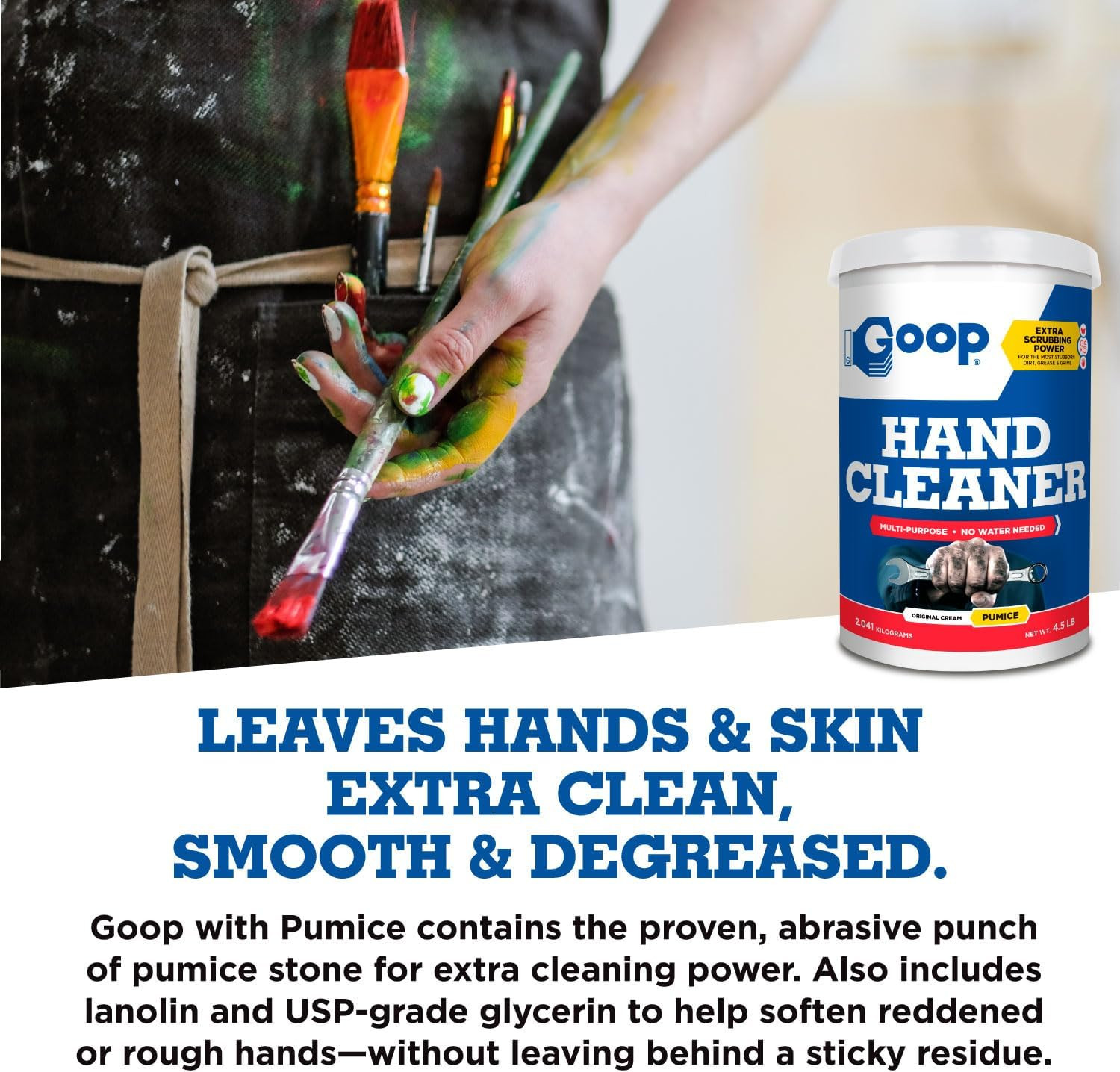 Hand Cleaner with Pumice 4.5 Lb. Can