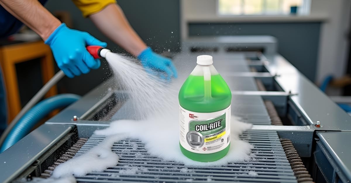 Coil-Rite 82612 Coil Cleaner, Easy Application, HVAC, 1 Gallon