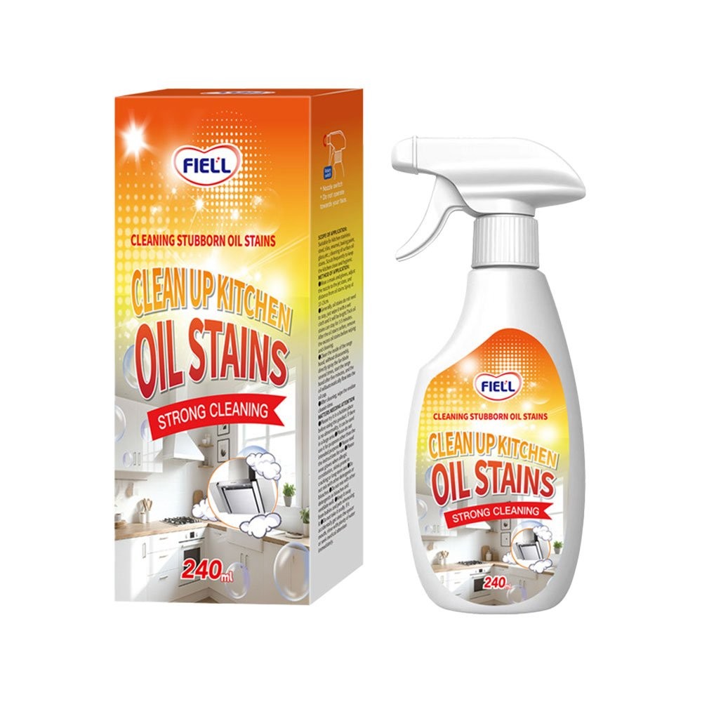 Kitchen Cleaner Strong Oil Detergent Stain Remover Multi-Purpose Cleaner 240ml