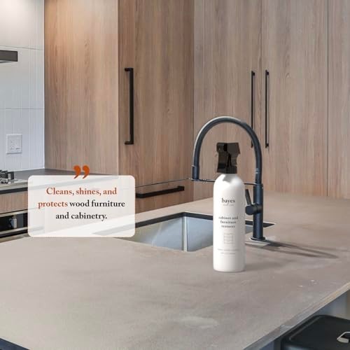 Furniture Polish Cleaner 16 oz Lemon Scent Oil Based Streak Free Wood Cabinet