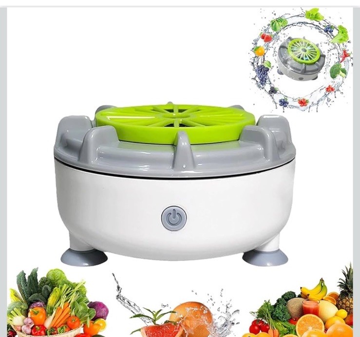 Portable Rechargeable Fruit Vegetable Washer Cyclone Cleaning Safe & Effective