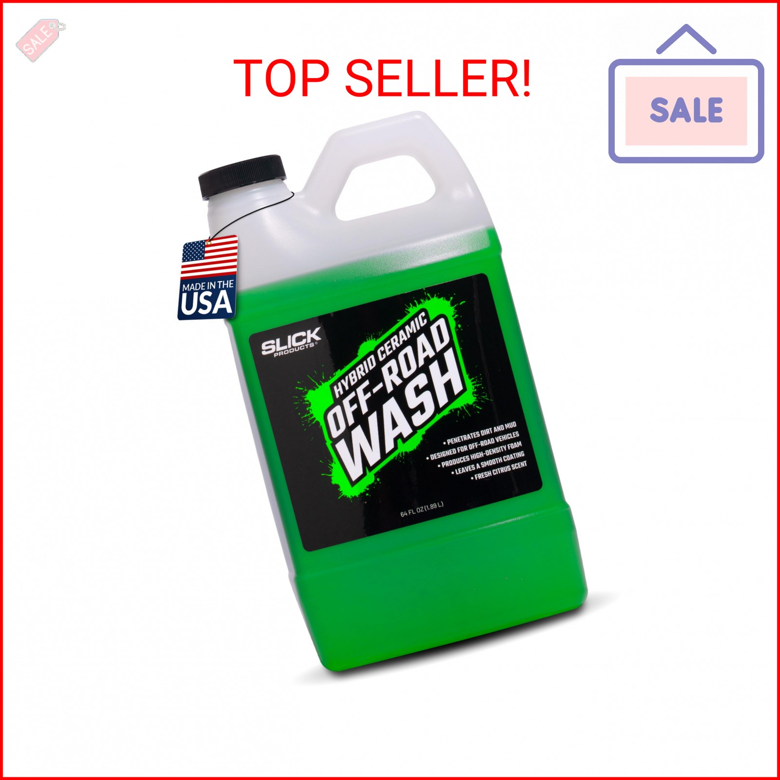 Hybrid Ceramic Off-Road Wash – Extra Thick Super Concentrated Cleaning Solution