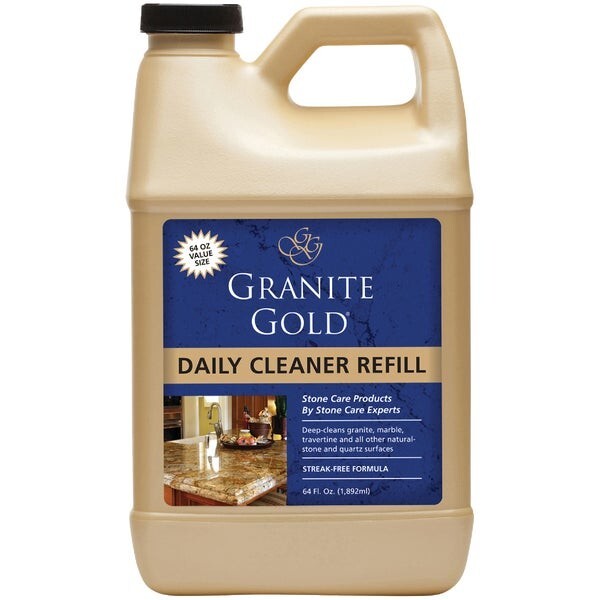 (2)-Granite Gold 64 Oz. Streak-free Refill Daily Granite Cleaner GG0040