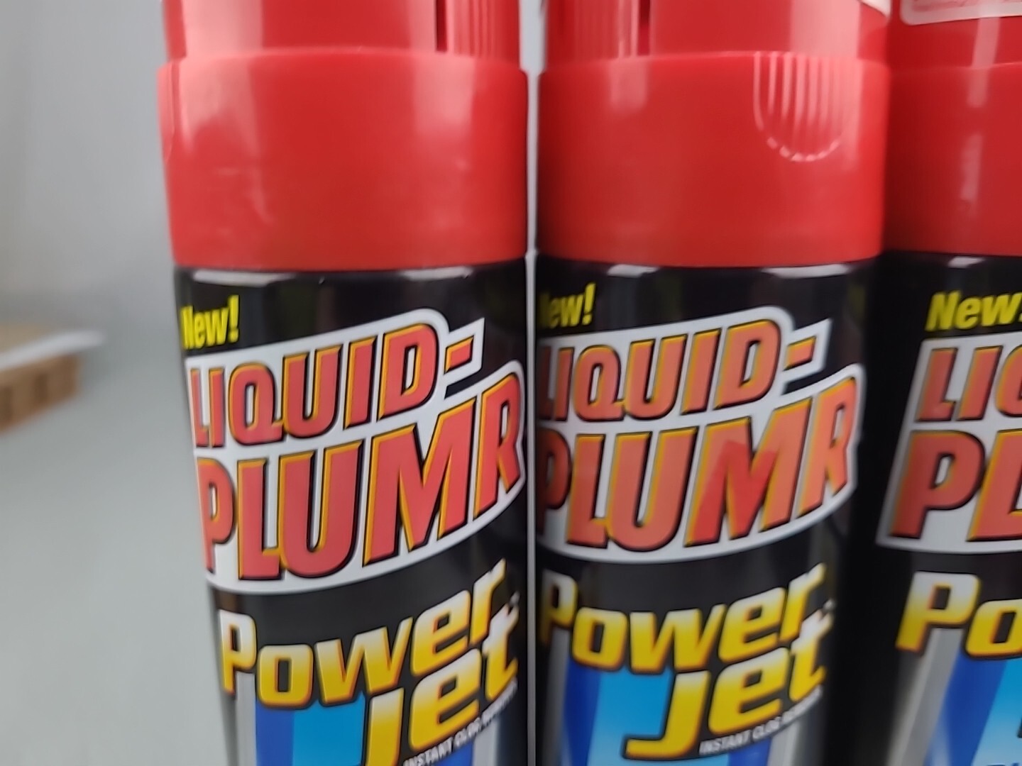 3x Liquid Plumr Power Jet 13.5oz Unclogs Clogs In Seconds