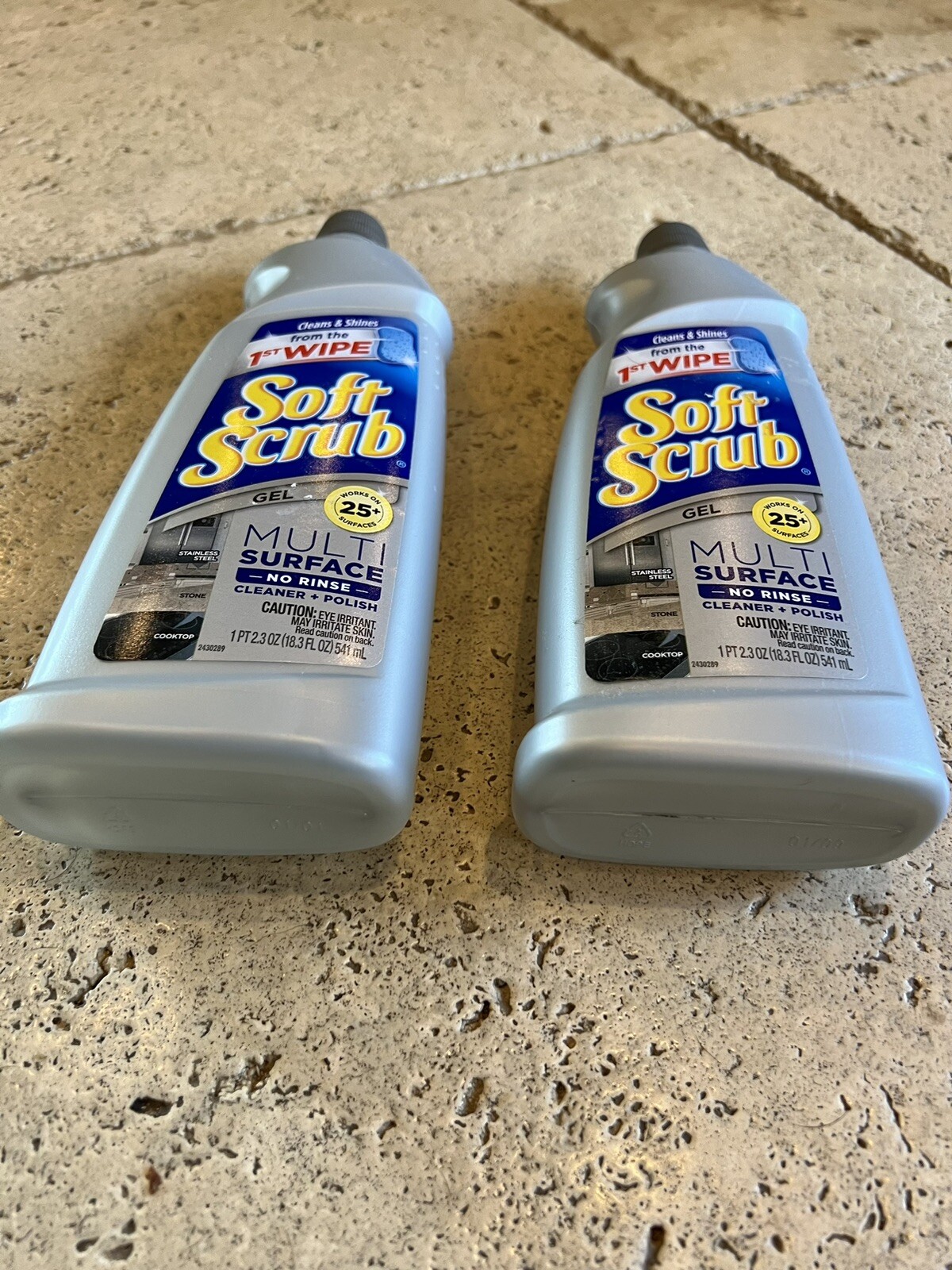 New Soft Scrub Multisurface Gel Cleaner and Polish, 18.3 OZ. – Pack of 2