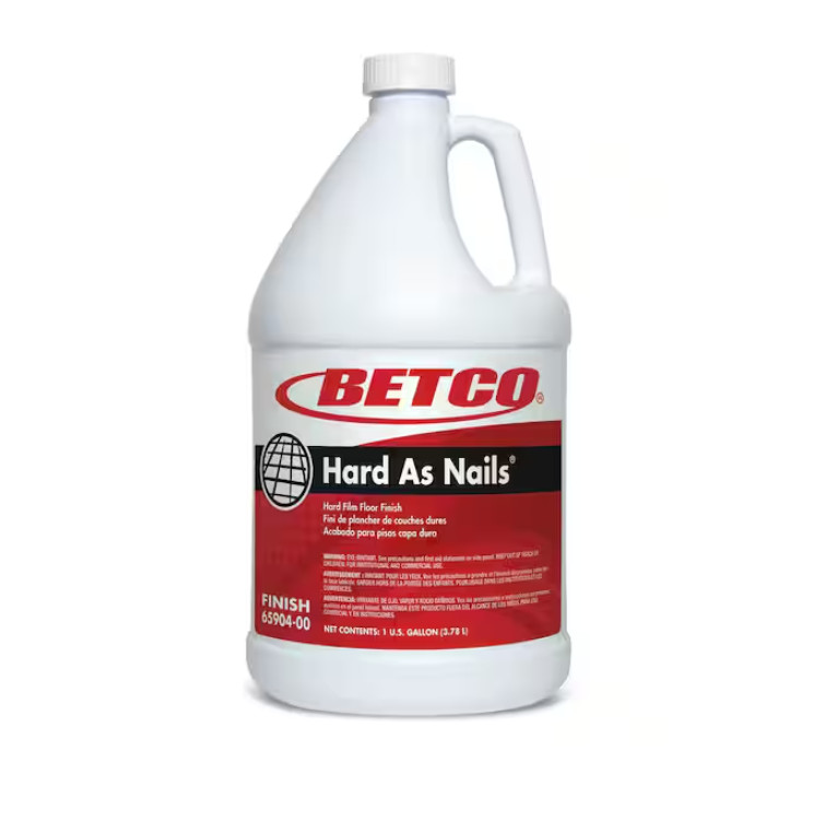 Betco Hard As Nails Floor Finish (4 per Case) (65904-00)