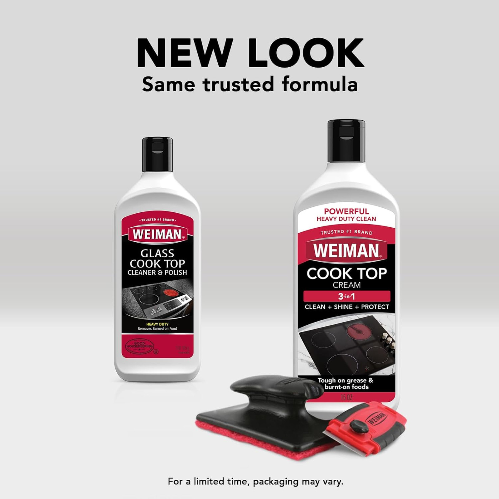 Glass and Ceramic Cooktop Cleaner Kit, Stove Top and Oven Cleaner Cream