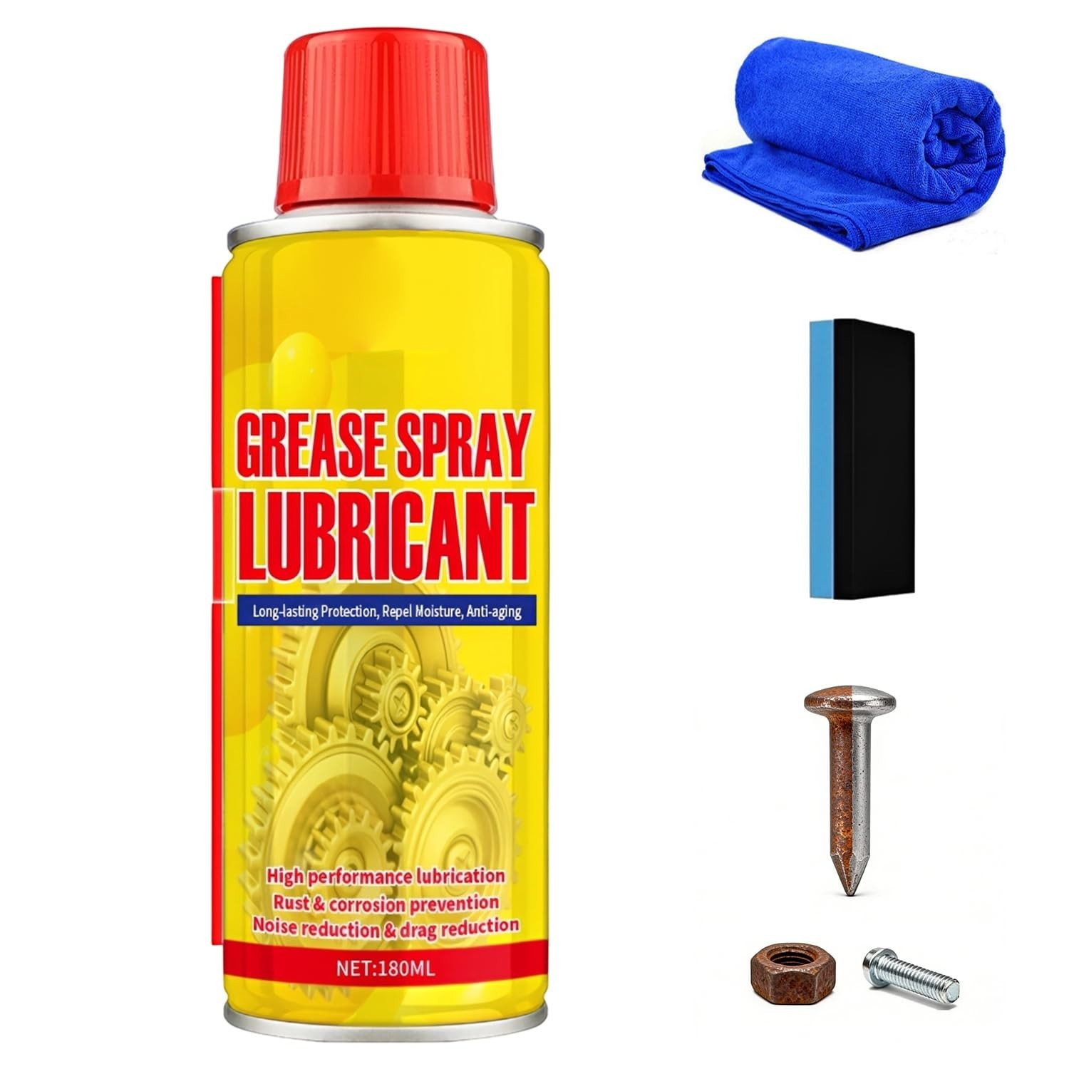 Anti Rust Remover Lubricant Spray,Rust Remover for Metal,Multi-Purpose Penetrati