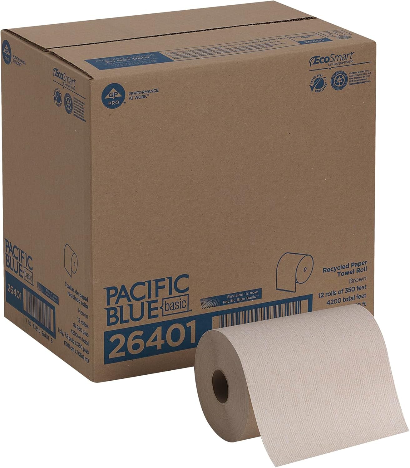 Georgia-Pacific Pacific Blue Basic Recycled Paper Towel Roll (Previously Brand