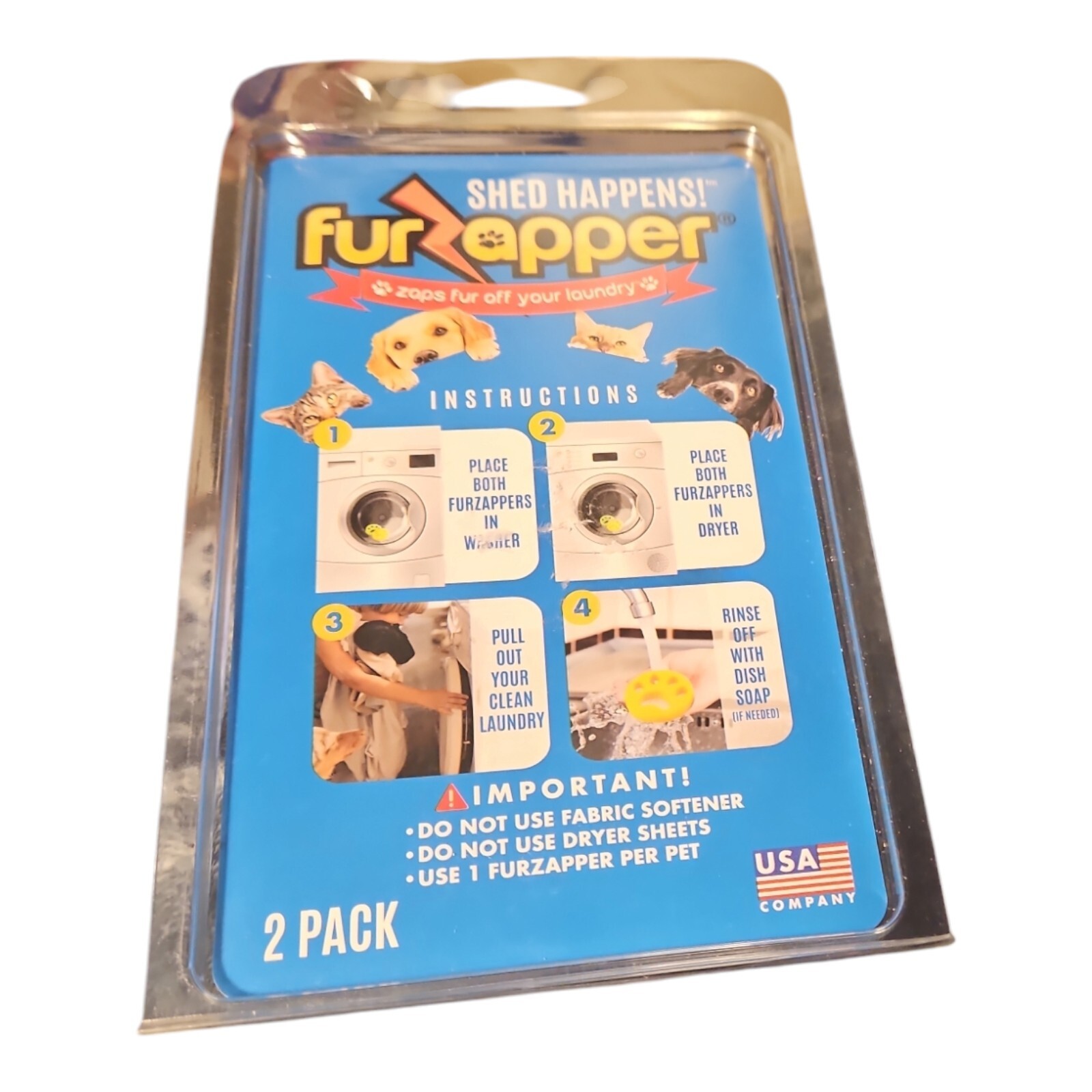 Fur zapper 2 Pack-pet Hair Remover