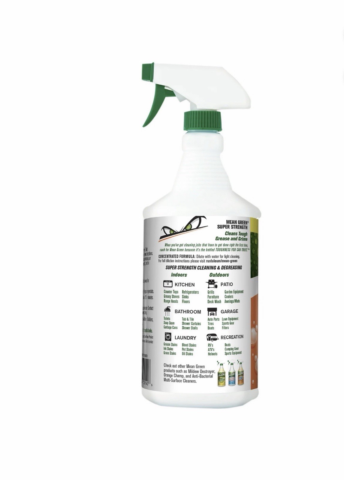 Mean Green Super Strength Cleaner & Degreaser Spray 32 fl oz Non-Toxic