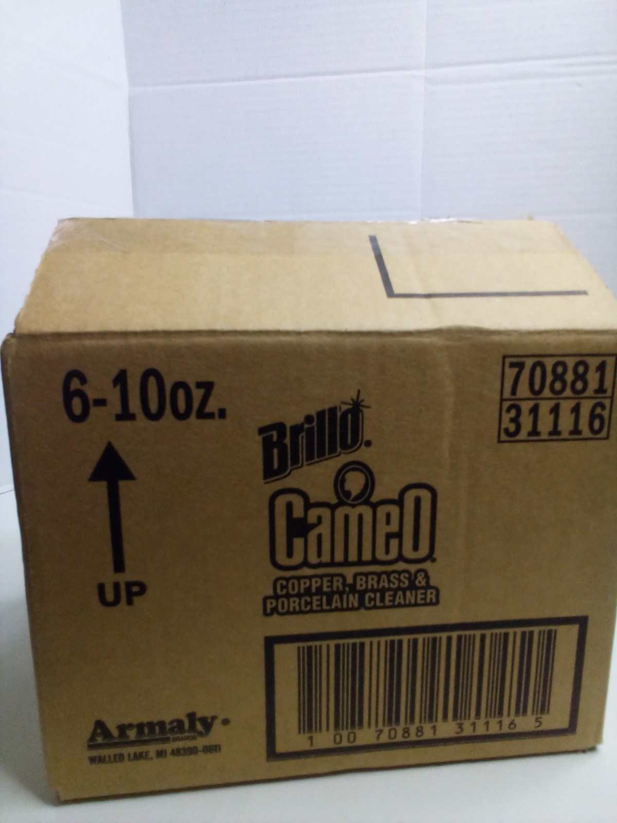 Brillo Cameo Copper Brass Porcelain Cleaner Lot of 6 Powder 10 OZ