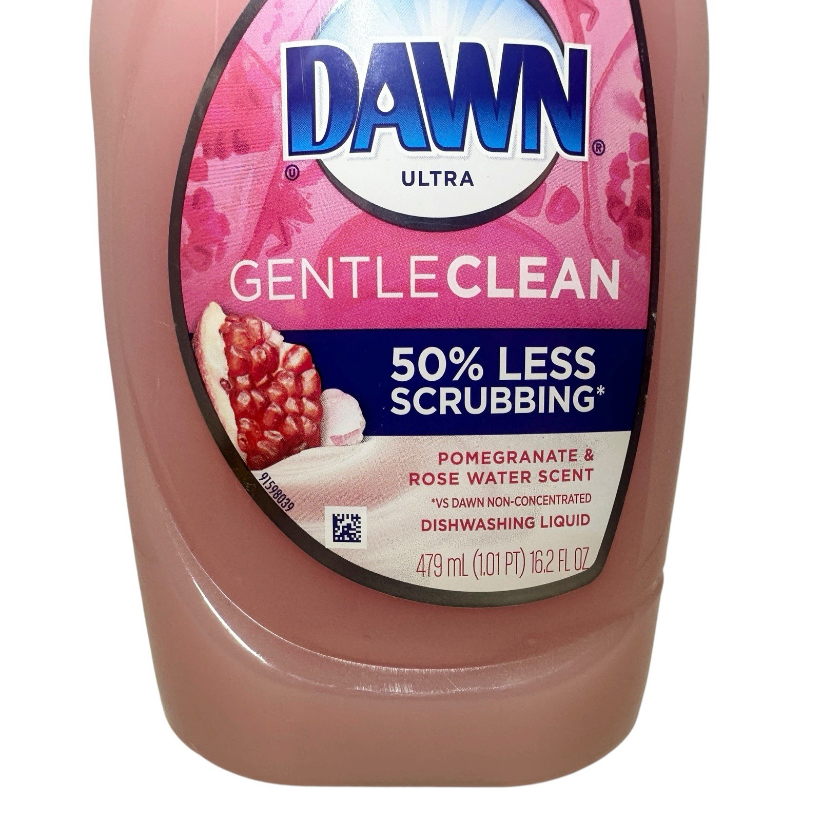 Dawn Gentle Clean Dishwashing Liquid Pomegranate & Rose Water Scent 16.2 oz NEW