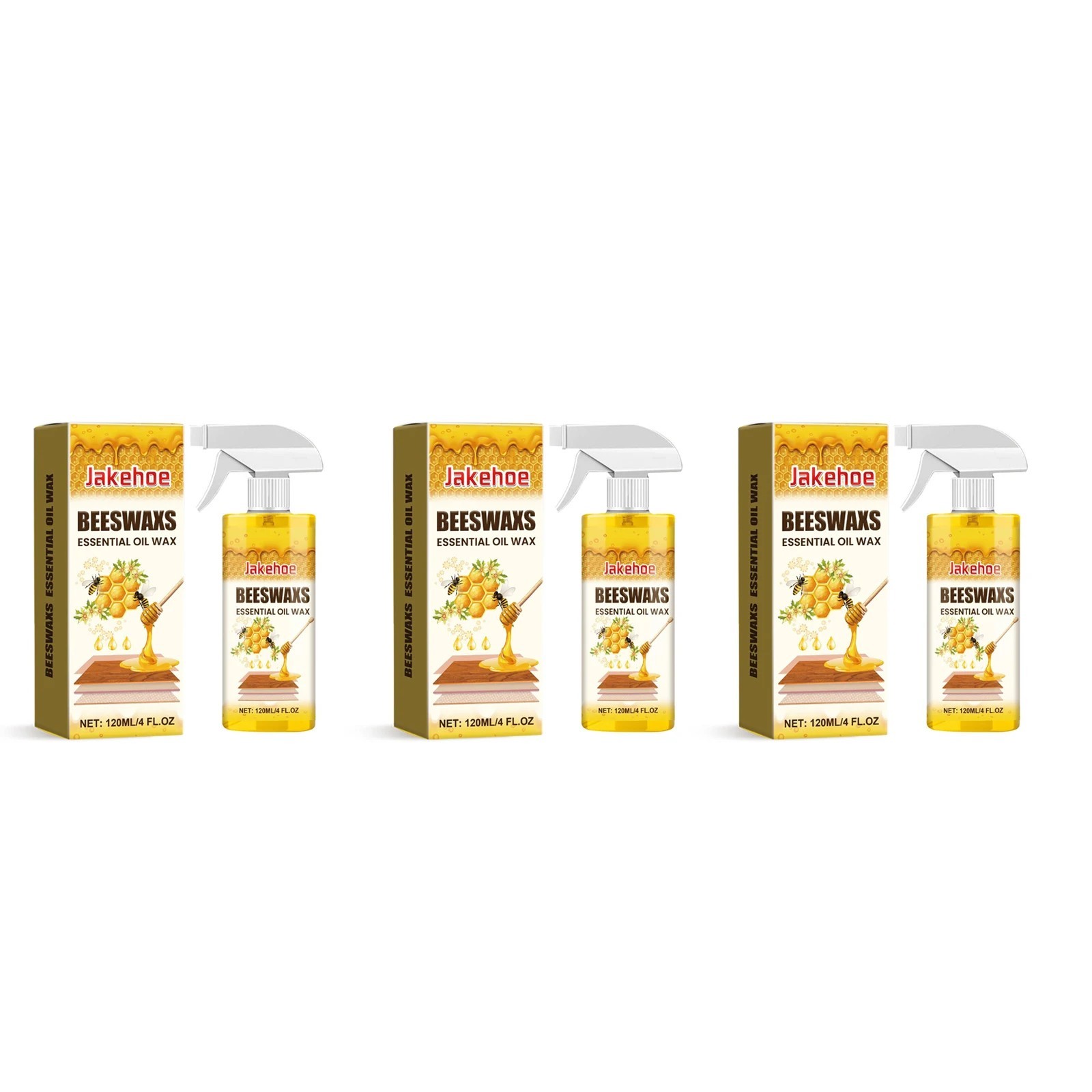 Beeswax Spray Essential Oil Wax,Multi-Purpose Furniture Polish,Wood Care Spray