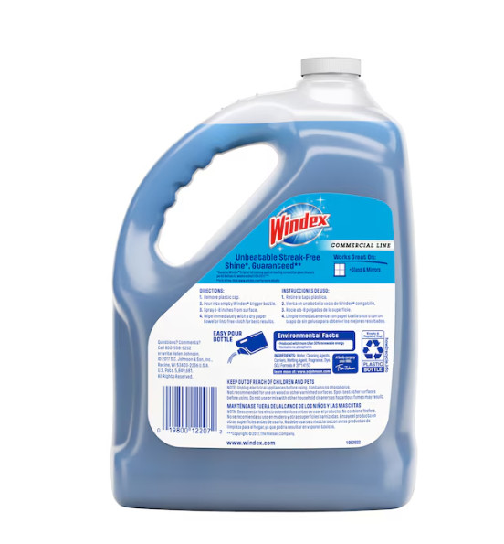 Windex Original Commercial Line 128 -fl oz Pour bottle Glass Cleaner