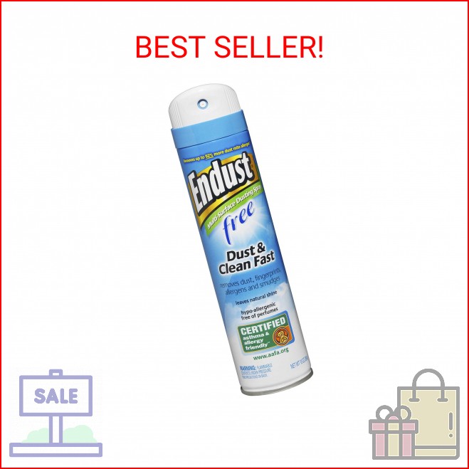 Endust Fragrance Free Hypo-Allergenic Dusting and Cleaning Spray, Hypo-allergeni