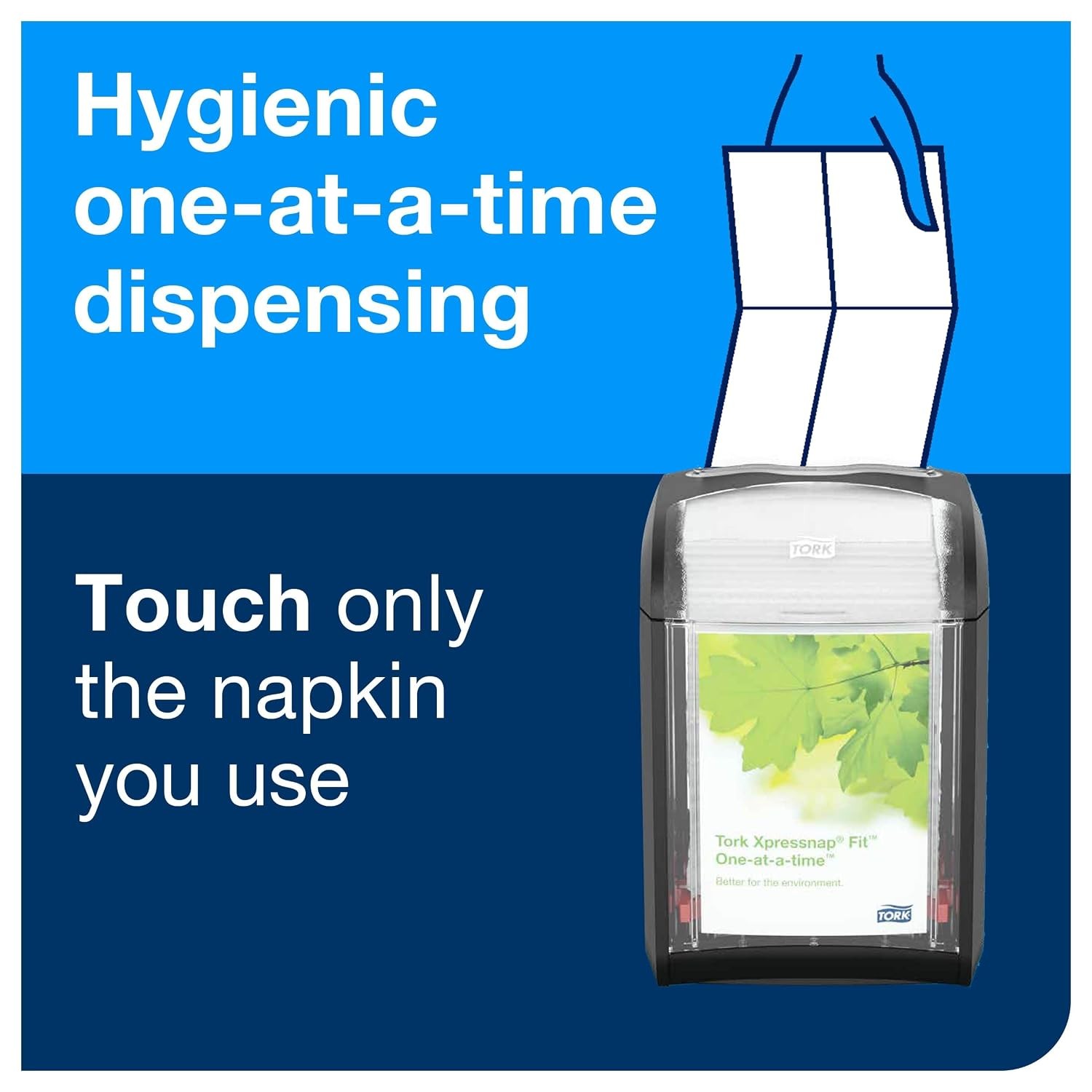 Tork Xpressnap Fit Natural Dispenser Napkin N14, C-Fold, 1 ply, 240 napkins, 4