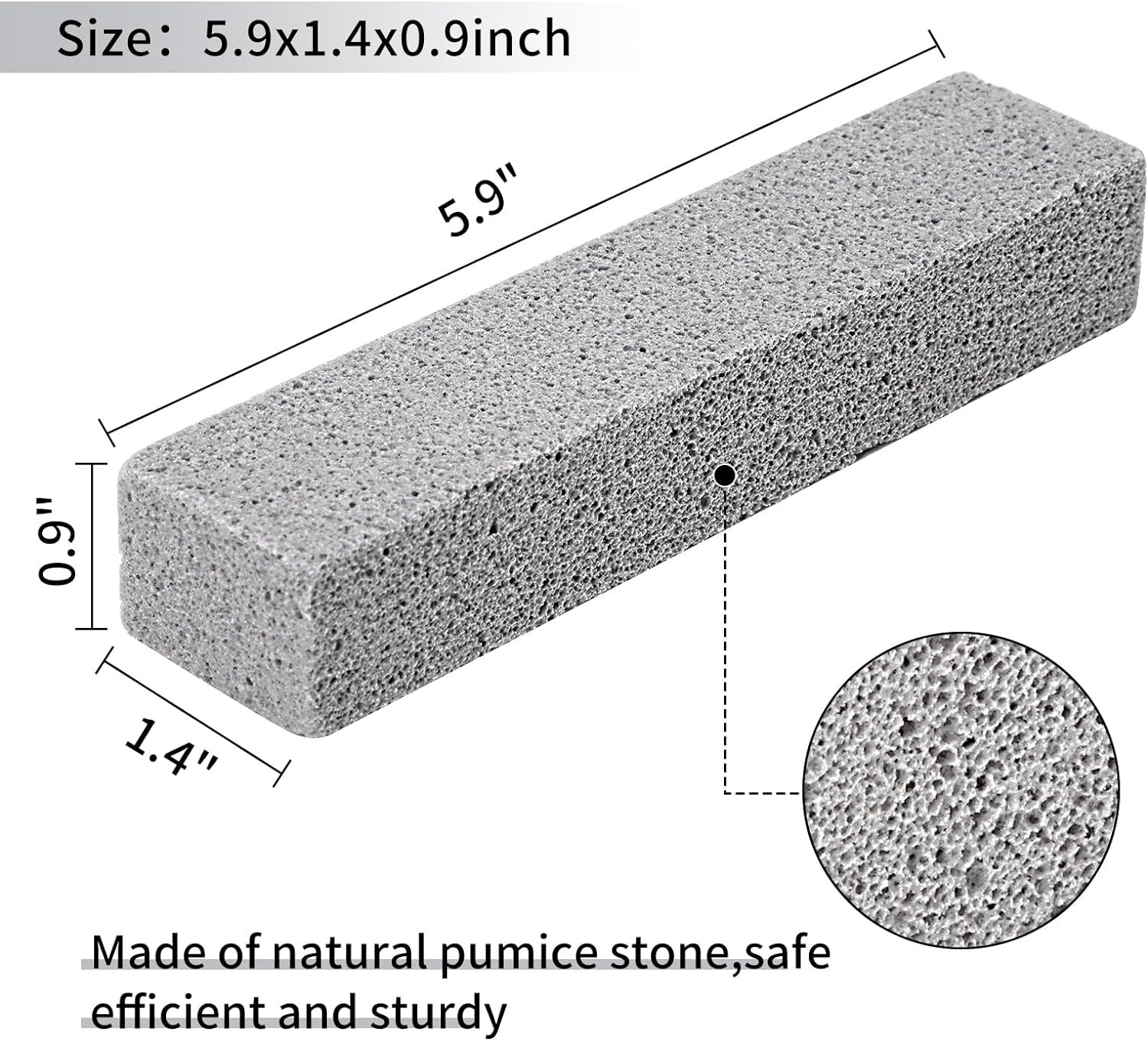 36 Pack Pumice Stones for Toilet Cleaning Bowl Stick,Pumice Scouring Pad Pumice