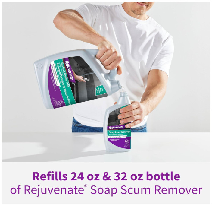 Scrub Free Soap Scum Remover Cleaning Formula – Spray and Rinse for Streak Free