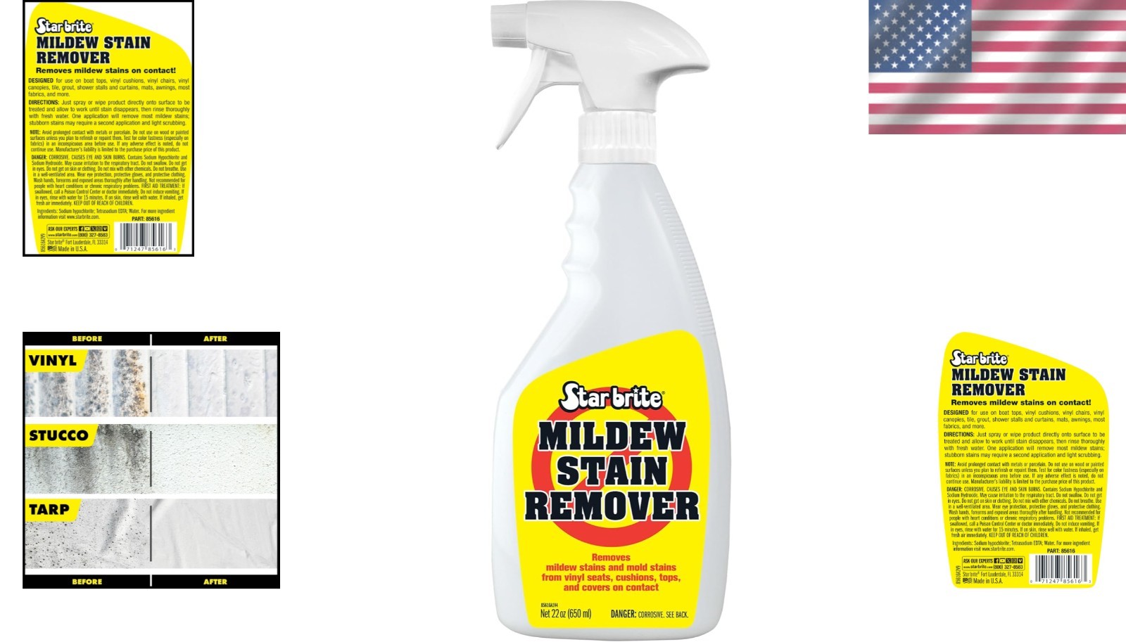 Marine & Outdoor Upholstery Cleaner – Instant Stain Removal