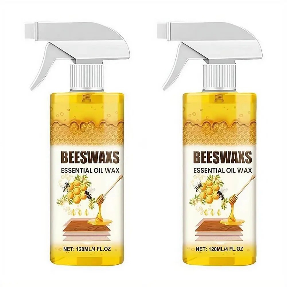 Beeswax Spray Essential Oil Wax,Multi-Purpose Furniture Polish,Wood Care Spray