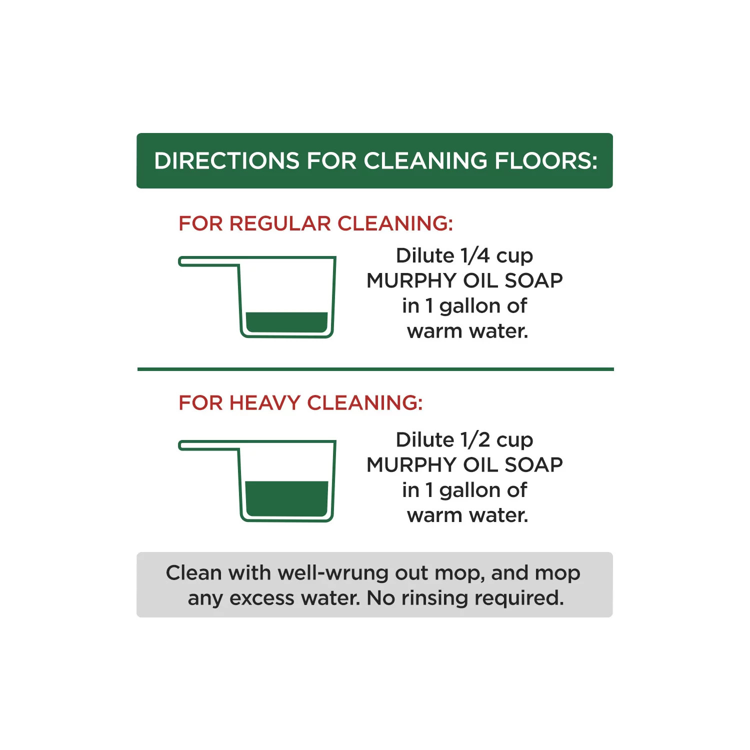 MURPHY’S OIL SOAP WOOD FLOOR, POLISH, CLEANS (145 oz, BOTTLE)NATURAL INGREDIENTS