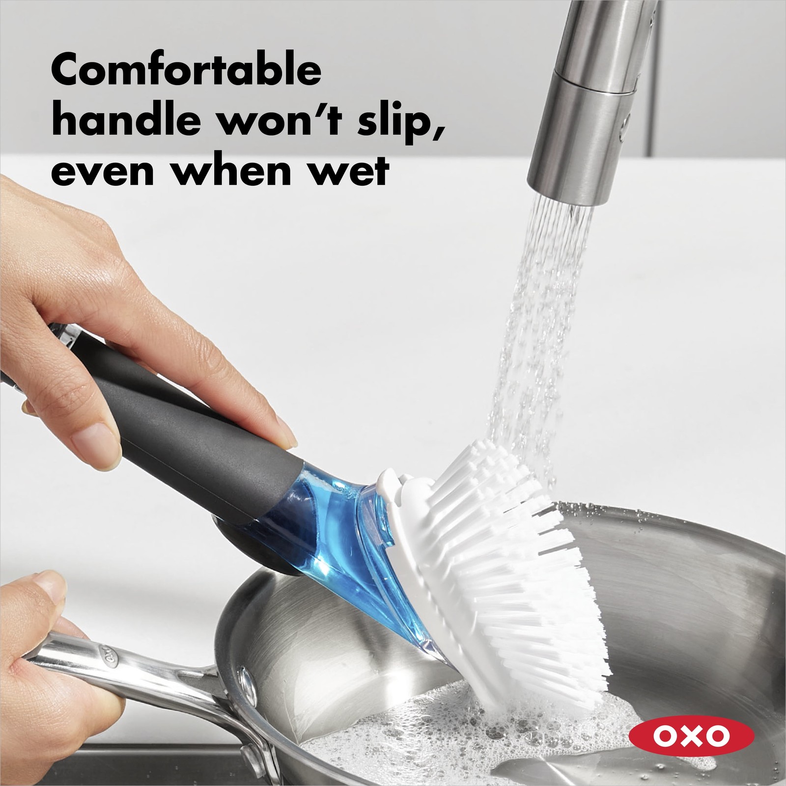 OXO SoftWorks Soap Dispensing Dish Brush – Lever